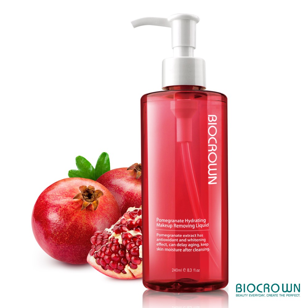 能徹底帶走頑強髒污保持肌膚水潤 清爽 潔淨紅石榴＋蜂蜜＋玻尿酸＋海藻糖成分 獨家植萃技術卸妝+抗老 還你青春水嫩肌【商品規格】▲紅石榴卸妝液240ml規格/容量：240ml / 瓶保存期限：3年目的功