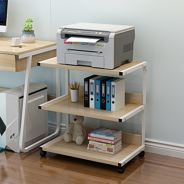 打印機架子辦公置物架複印機架可移動主機箱架多層落地收納主機架