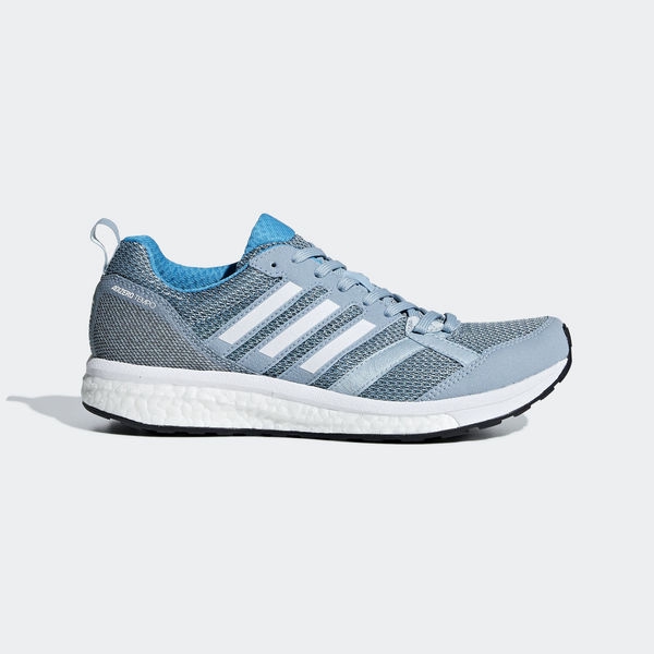 Adidas Adizero Tempo 9 W [B37425] 女鞋 運動 慢跑 休閒 輕量 支撐 愛迪達 水藍