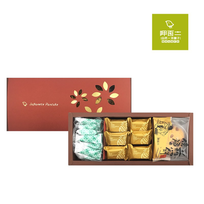 偏亞硫酸氫鈉)、麵粉、進口奶油(牛乳、水份)、糖、雞蛋、鮮乳油粉(牛乳)、烘焙用乳化劑(脂肪酸蔗糖酯、脂肪酸甘油酯、脂肪酸山梨醇酐酯、脂肪酸丙二醇酯)、D-山梨醇液、乙醇、碳酸氫鈉、水)、起司粉、鹽、