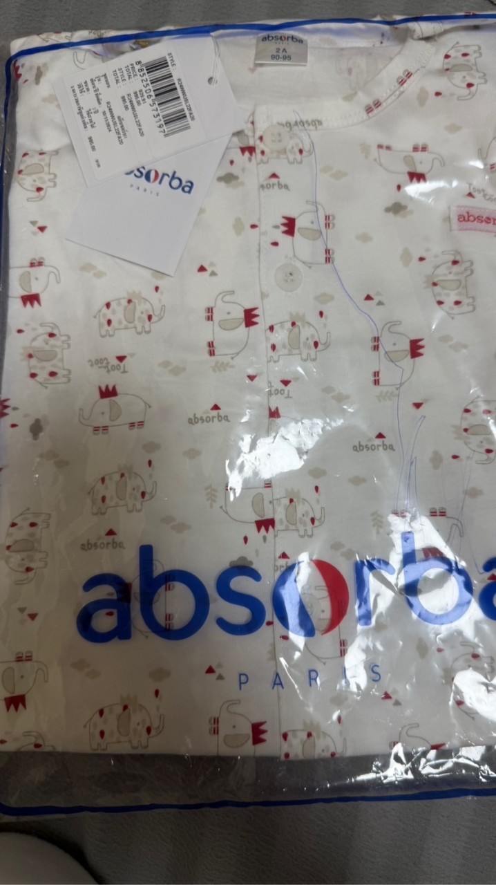 เสื้อผ้าเด็ก absorba enfant