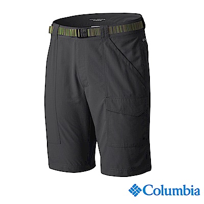 Columbia 哥倫比亞 男款-防曬UPF50防潑短褲-深灰