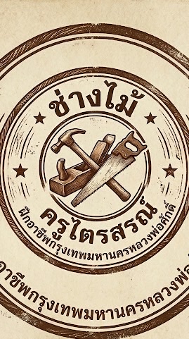 ช่างไม้ ครูไตรสรณ์