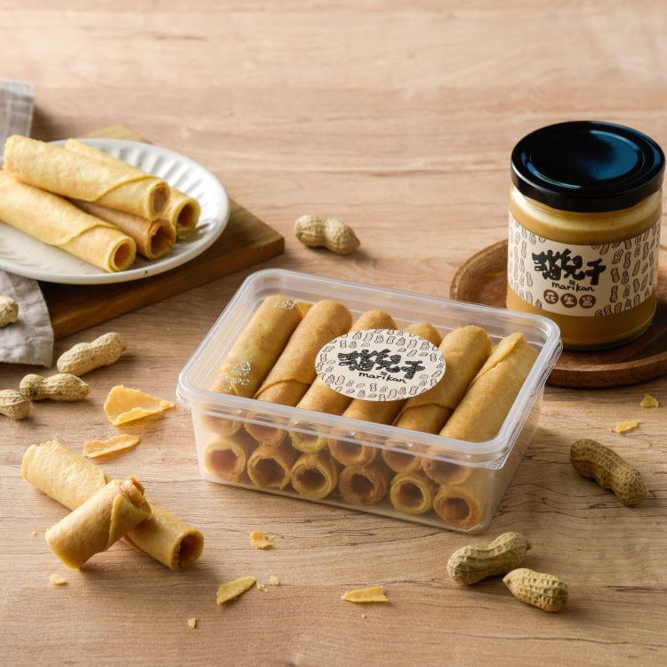 貓兒干村 茶酒提拉米蘇+花生醬蛋捲