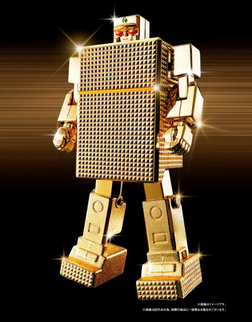 ゴールドライタン　バンダイ ロボットモデル GB-40 2007年製 GB-40 超合金 クリスタルカット タイムライタン(復刻) レビュー