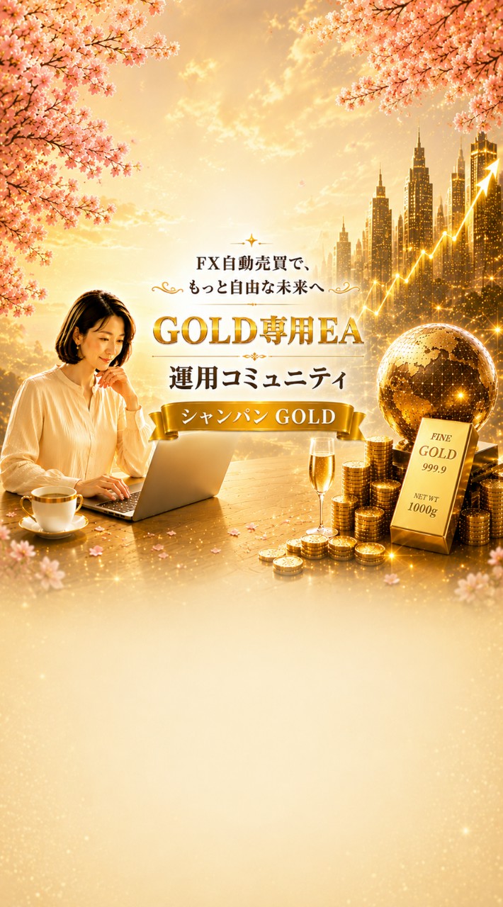 FX自動売買｜GOLD専用EA運用コミュニティ｜シャンパンGOLD