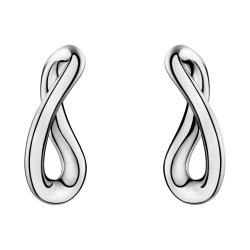 ◎原廠公司貨，純銀材質|◎INFINITY系列，象徵無限|◎思考過去，以愛展望未來品牌:GEORGJENSEN品牌定位:國際精品適用性別:女生種類:耳環款式:穿式/針式材質:925純銀尺寸:長15毫米