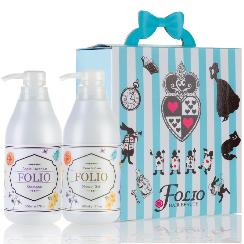 婚禮喝茶禮可用 量大有優惠哦Alice花漾系列洗沐禮盒(蘋果薰衣草洗髮乳500ml+蜜桃玫瑰沐浴乳500ml+蕾絲沐浴球)❤蘋果薰衣草洗髮乳500ml❤❤天然頭髮護色複合物(山葵萃取)：護色、修護，防