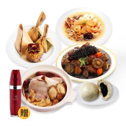 紅棗、枸杞、雞汁(水、鹽、雞油、迷迭香抽出物、雞湯、糖、雞肉粉、水解膠原蛋白、麥芽糊精、酵母抽出物、水解植物蛋白、果糖、葡萄糖、大豆軟磷脂、D-木糖、L-天門東酸鈉(調味劑)、胺基乙酸(調味劑)、DL