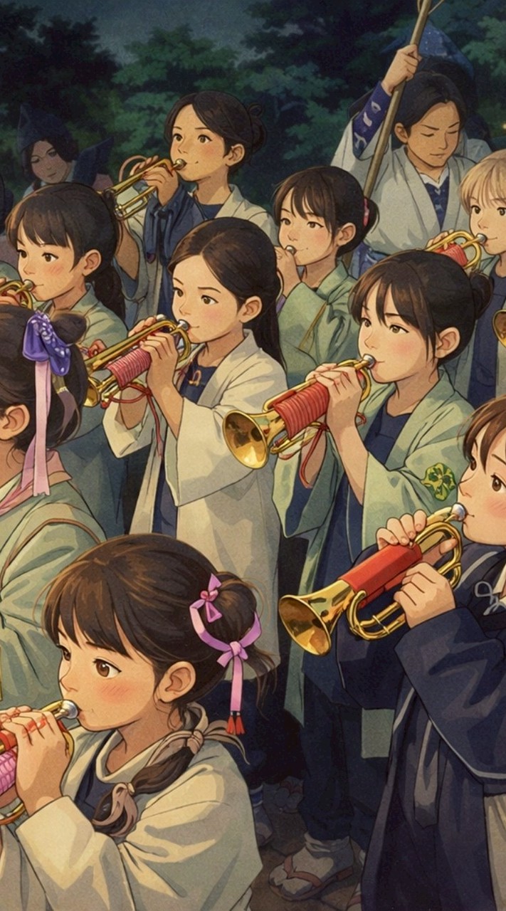 浜松まつり入野地区ラッパ隊