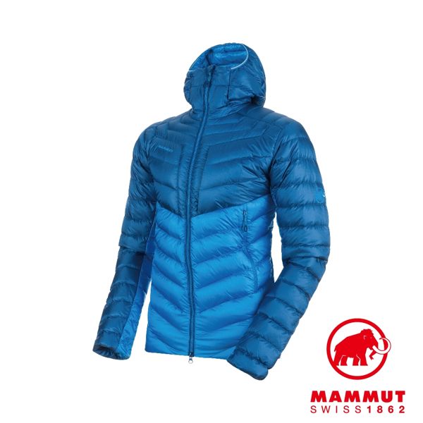 Mammut 長毛象 Broad Peak Hooded Down Jacket 防潑水連帽羽絨外套 帝國藍 男款 #1013-00260