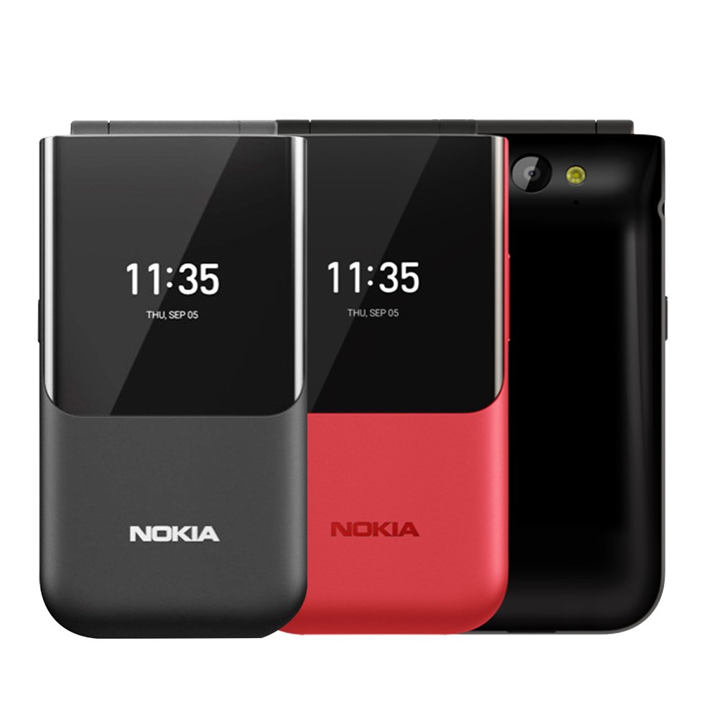 4G + 3G 雙卡雙待KaiOS 作業系統2.8 吋 320 x 240pixels 解析度主螢幕1.3 吋 240 x 240pixels 解析度副螢幕Qualcomm Snapdragon 20