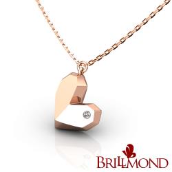 ◎18K金真鑽|◎雙款任選|◎真空鑄造技術商品名稱:【BRILLMONDJEWELRY】愛心18K金美鑽墜(18K玫金台+18K玫金鍊雙款選)品牌:BRILLMOND種類:白鑽款式:手環/手鍊證書:無
