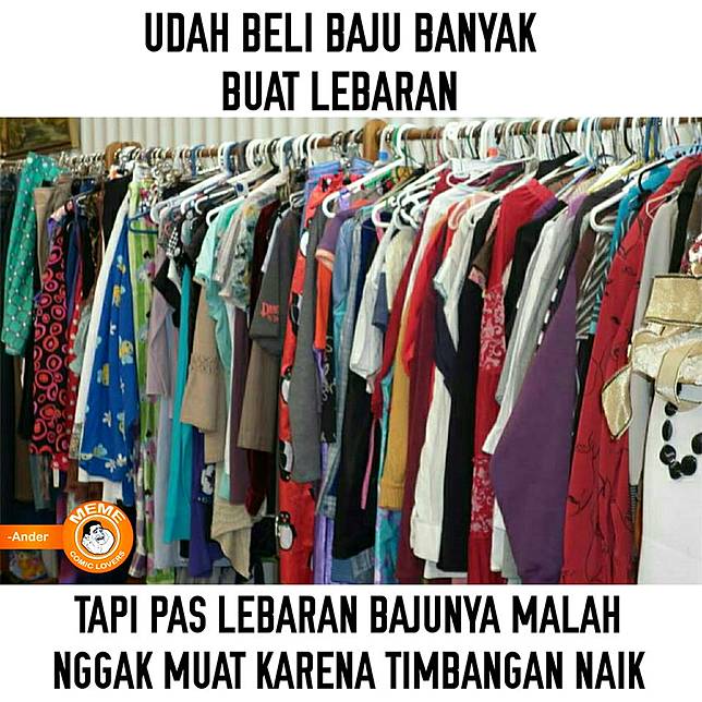 Waduh Berlebaran Pakai Baju Partai Kayaknya Menarik