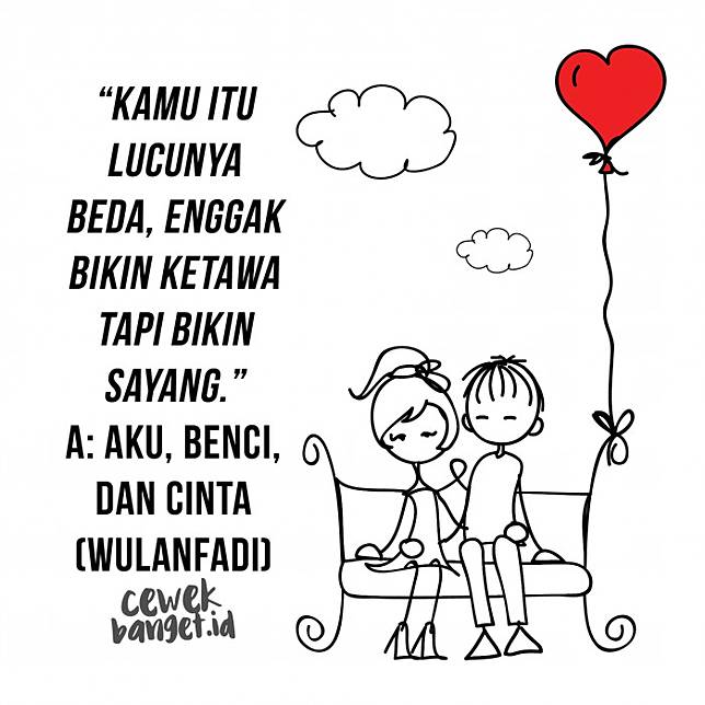 Quotes Cinta Bikin Baper  Kata Kata Mutiara