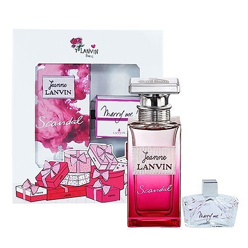 LANVIN 浪凡 歡慶禮盒(緋紅香精50ml+MARRY Me迷你香精4.5ml)