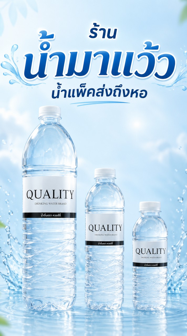 💦 น้ำมาแว้ว 💦 น้ำแพคส่งถึงหอ