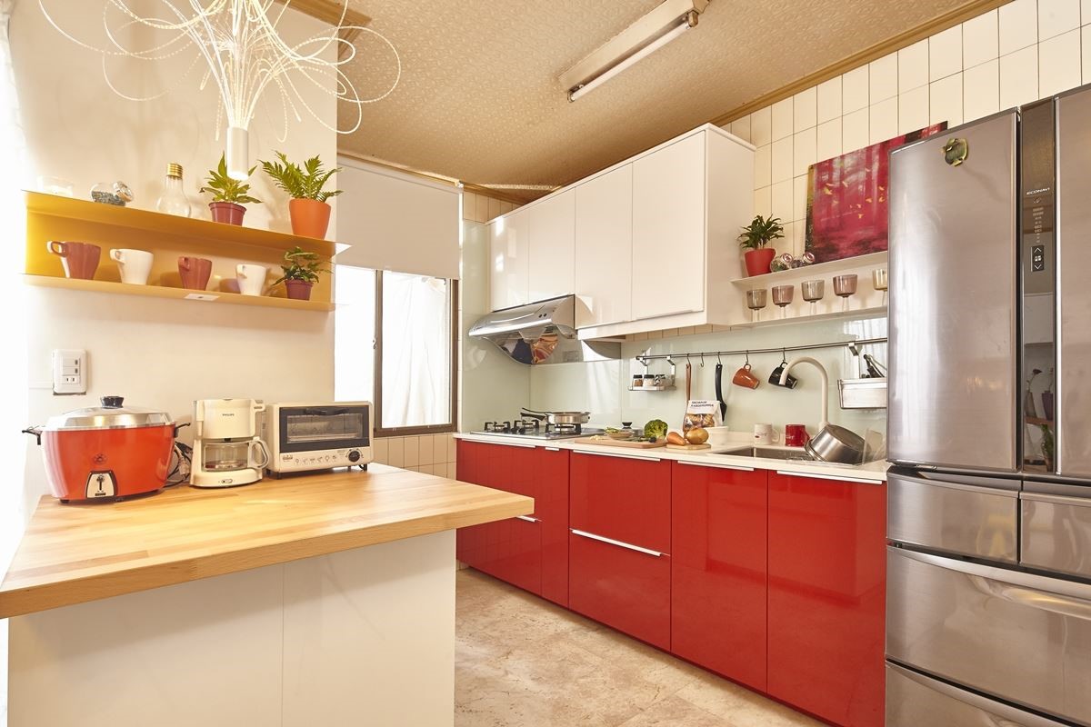 過去離家到外地求學租屋，居住的小套房沒有廚房與餐廳