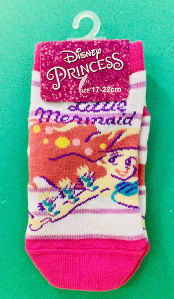 【震撼精品百貨】The Little Mermaid Ariel_小美人魚愛麗兒~迪士尼公主兒童用襪子-桃#64064