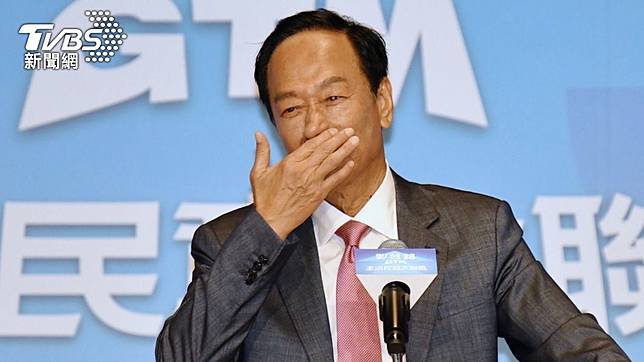 郭台銘宣布投入2024總統大選。（圖／胡瑞麒攝）