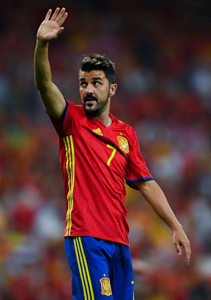 NEW】【ダビド・ビジャ】【ブラジルW杯着用】スペイン代表(2014