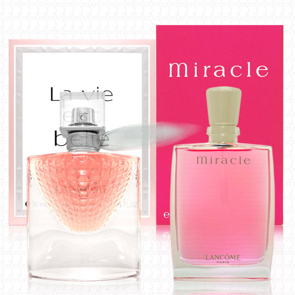 LANCOME蘭蔻 真愛奇蹟香水30ml+美好人生淡香水30ml(復刻版)