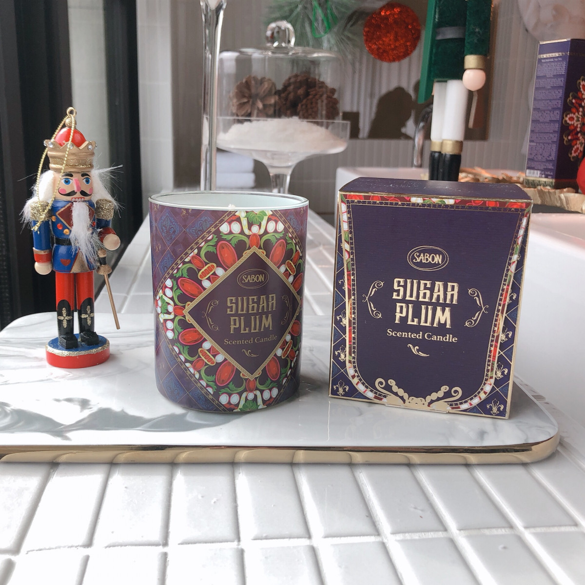 香氛蠟燭推薦2：SABON 胡桃鉗幻遊香氛蠟燭 240g，NT.2180