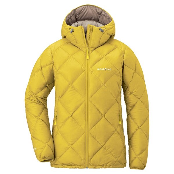 【【蘋果戶外】】mont-bell 1101533 柚黃『出清價』『送洗劑』 【800FP/319g】日本 U.L.Guide 女款 超輕羽絨外套 羽絨連帽外套