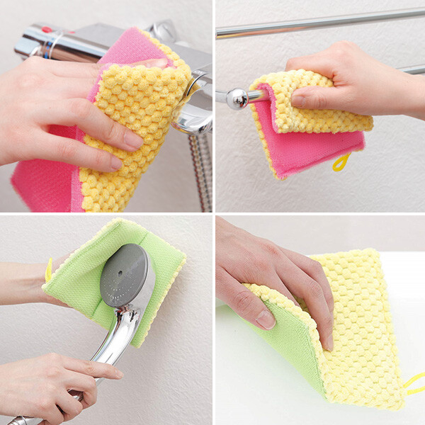 【秀品屋】Aisen 可彎曲海綿清潔刷/抹布 (不挑色出貨)