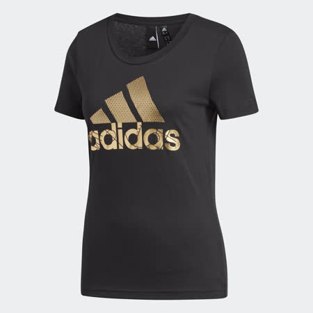 adidas T恤 Badge of Sport Foil 女款 DV3025