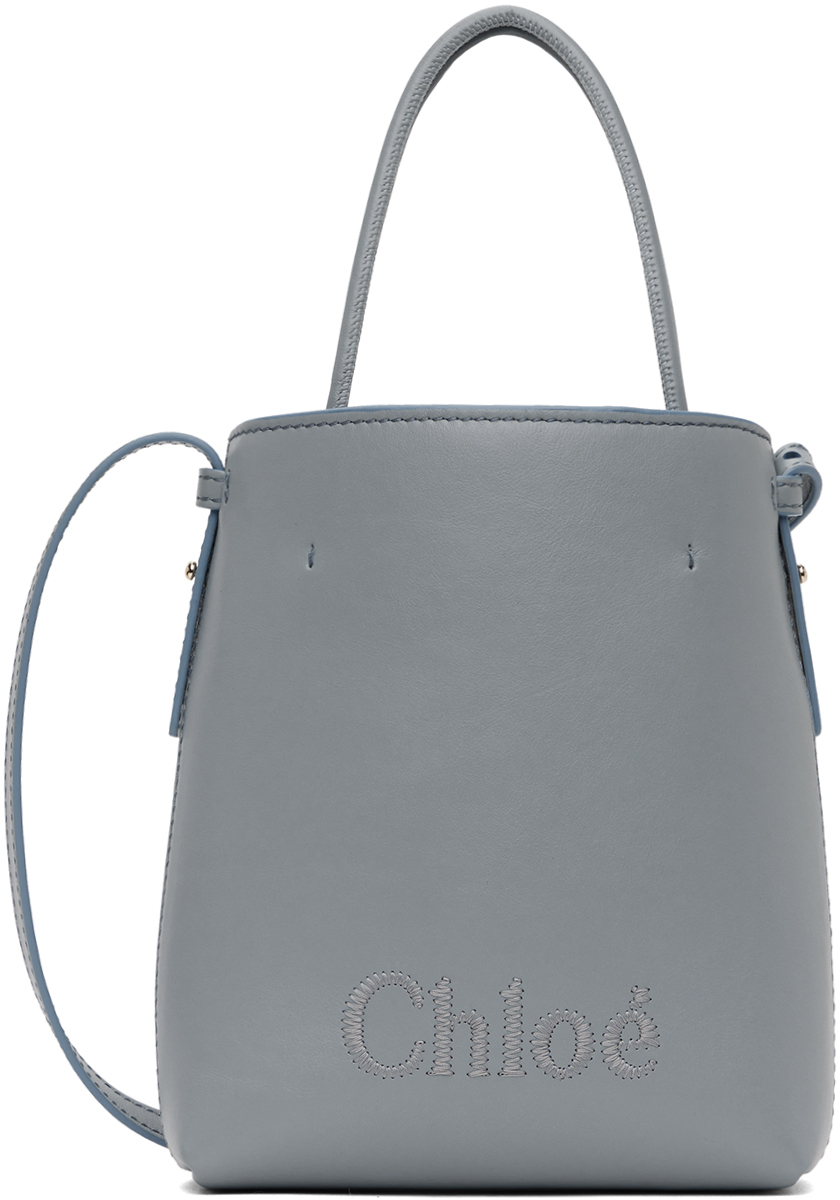 Chloé 蓝色 Micro Sense 托特包