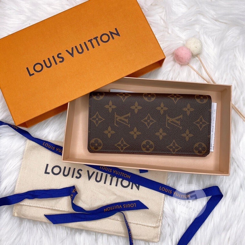 歐美代購 台灣現貨 lv 經典logo 對開薄長夾 m66540 兩折薄長夾