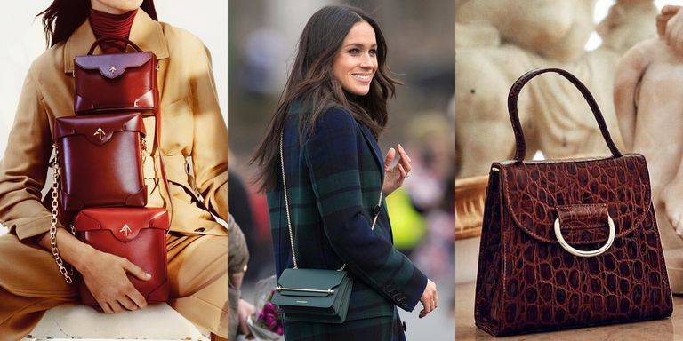HRH The Duchess of Sussex carries The Strathberry Midi Tote Tri-Colour