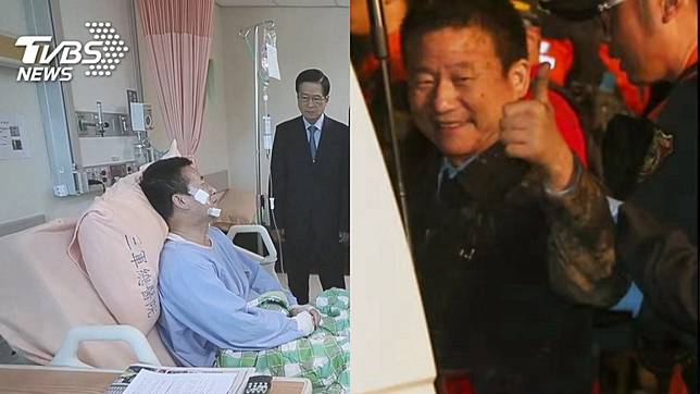 幸運生還的國防部通次室次長中將曹進平。圖／TVBS
