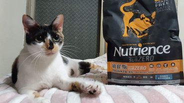 貓飼料推薦-貓奴必備紐崔斯Nutrience 頂級無穀飼料 凍乾系列 成貓無穀 火雞肉+雞肉+鮭魚 2.27kg 開箱分享
