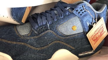 竟連吊牌也是皮標做的！Levi's x JORDAN 4 確定發售日期公開