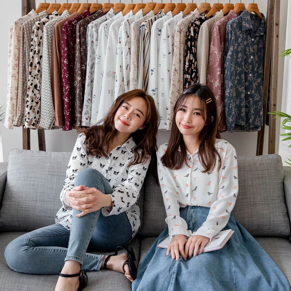 ★現貨88折★原價399-88折$351★miustar 可愛文青女孩！多花色雪紡襯衫(共26色)0114 預購【nh0001】