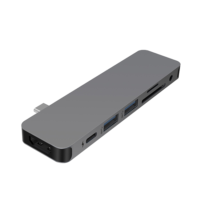 USB-C集線器領導品牌美國兩大募資平台 總額突破2億台幣● USB-C 提供60W快速充電● HDMI支援4K、2K、1080p 高畫質解析度 ● 支援Micro SD/SD雙卡讀取高速傳輸● 特殊