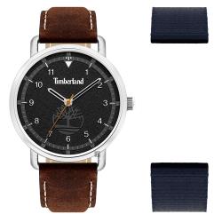 ◎原廠公司貨，美式時尚款|◎45mm大錶面，生活防水50米|◎附贈原廠錶帶乙條品牌:Timberland型號:TBL.15939JS/02AS使用族群:男錶手錶特性:三針錶帶材質:皮革錶帶錶殼材質:不
