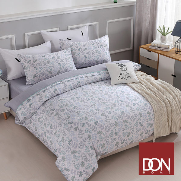 加大四件式天絲兩用被床包組-DON春意盎然