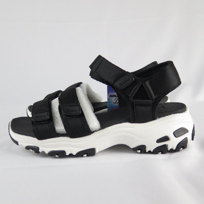 【iSport愛運動】Skechers DLITES FRESH CATCH 涼鞋 31514BLK 女款 黑