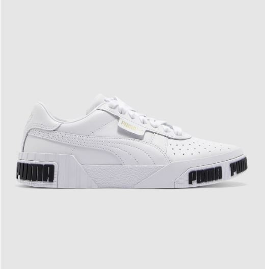 Puma Cali Bold 女鞋 休閒 板鞋 立體LOGO 經典 復古 白 【運動世界】 37081101