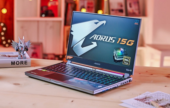 AORUS 15G 是全球搭載機械鍵盤的筆電中，最輕薄的機型。
