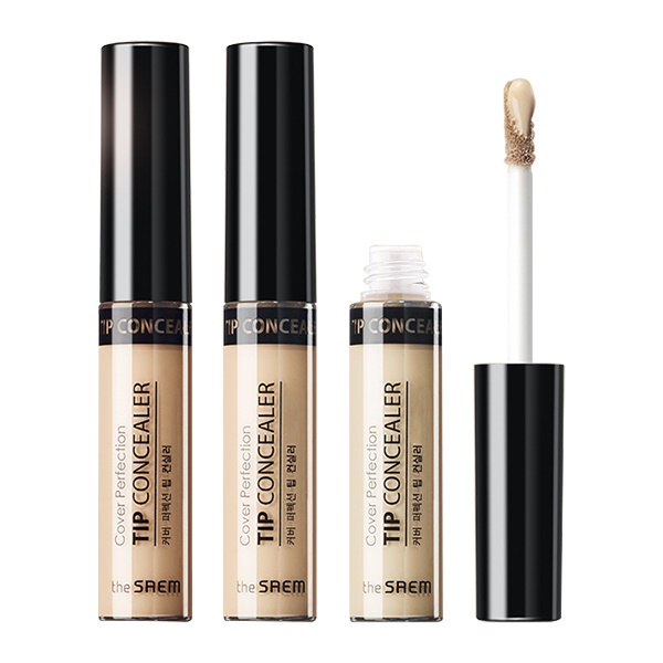 《韓妍秀》※現貨在台！The saem 完美遮瑕液 遮瑕膏 遮遐粉底液