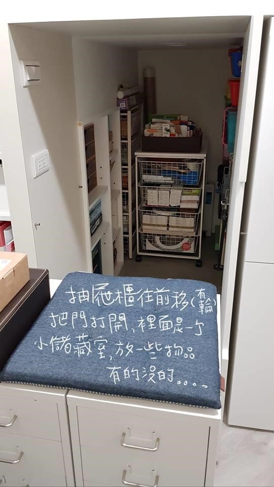 網友李國蘭在網路上分享她用牙線盒、牙膏盒收納的做法