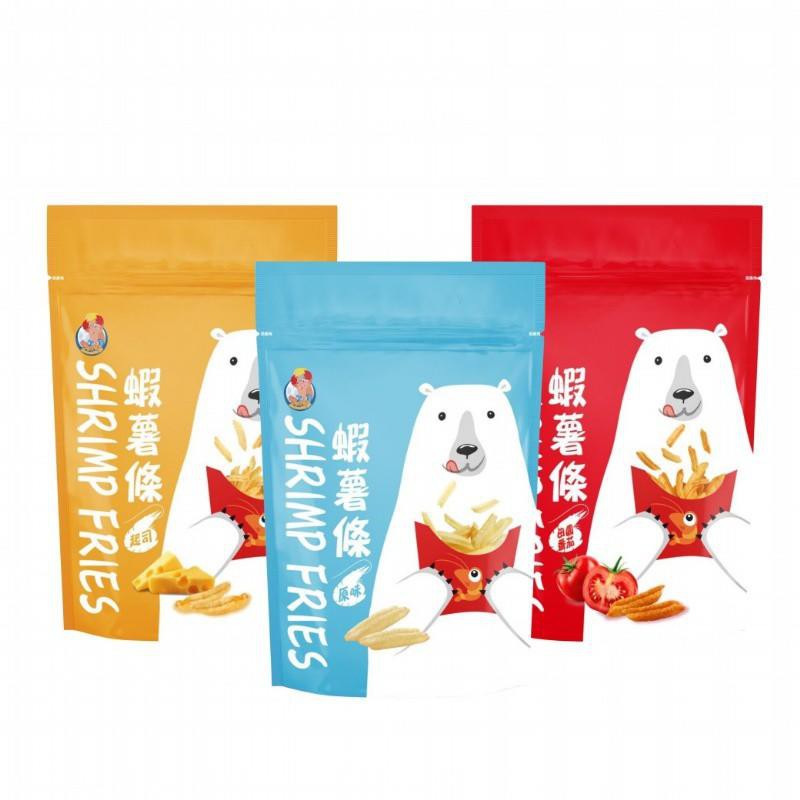 蝦薯條 原味／起士／田園番茄 80g 【花町愛漂亮】PL