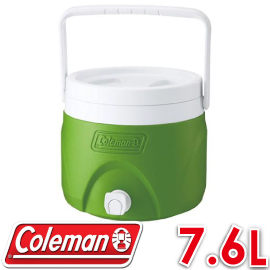 【Coleman 美國 7.6L 置物型飲料冰桶 綠色 】CM-1364/保冰桶/飲料筒/保冷壺/紅茶桶★滿額送