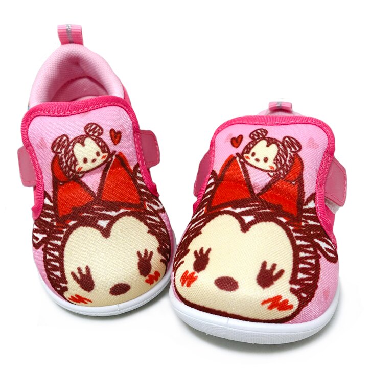 迪士尼DISNEY-tsumtsum 童款漫畫版米妮運動休閒鞋 [419811] 桃 MIT台灣製造【巷子屋】