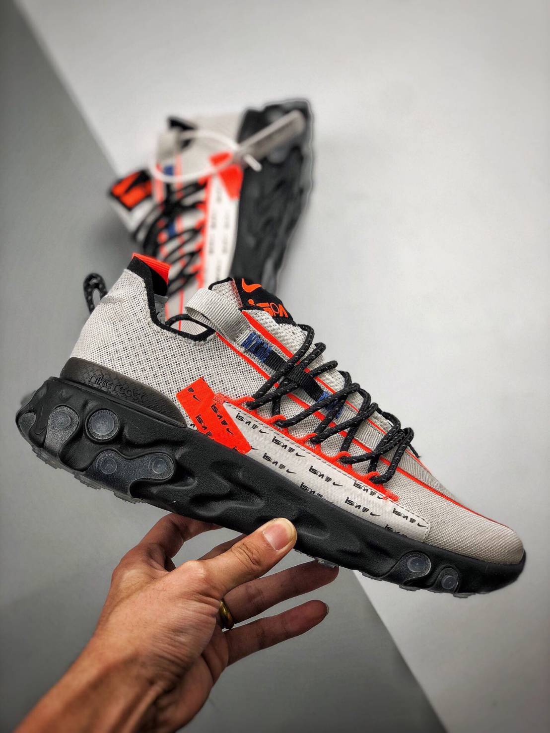 NIKE React LW WR Mid Low ISPA 毒液 高橋盾機能跑鞋 情侶款