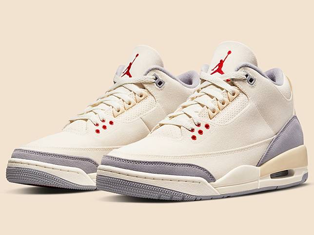 Air Jordan 3「Muslin」3 月底正式登場，復古米白搭配超高質感麂皮材質